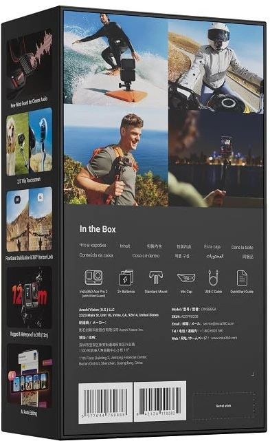 „Insta360 Ace Pro 2“ veiksmo kameros dviejų baterijų rinkinys
