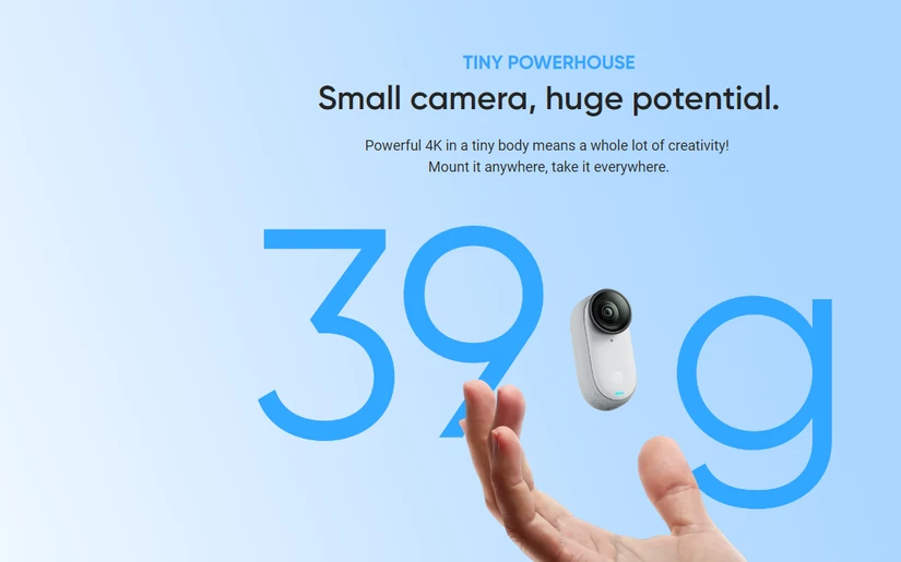 „Insta360“ – „GO 3S SE“, arkties baltumo, 128 GB
