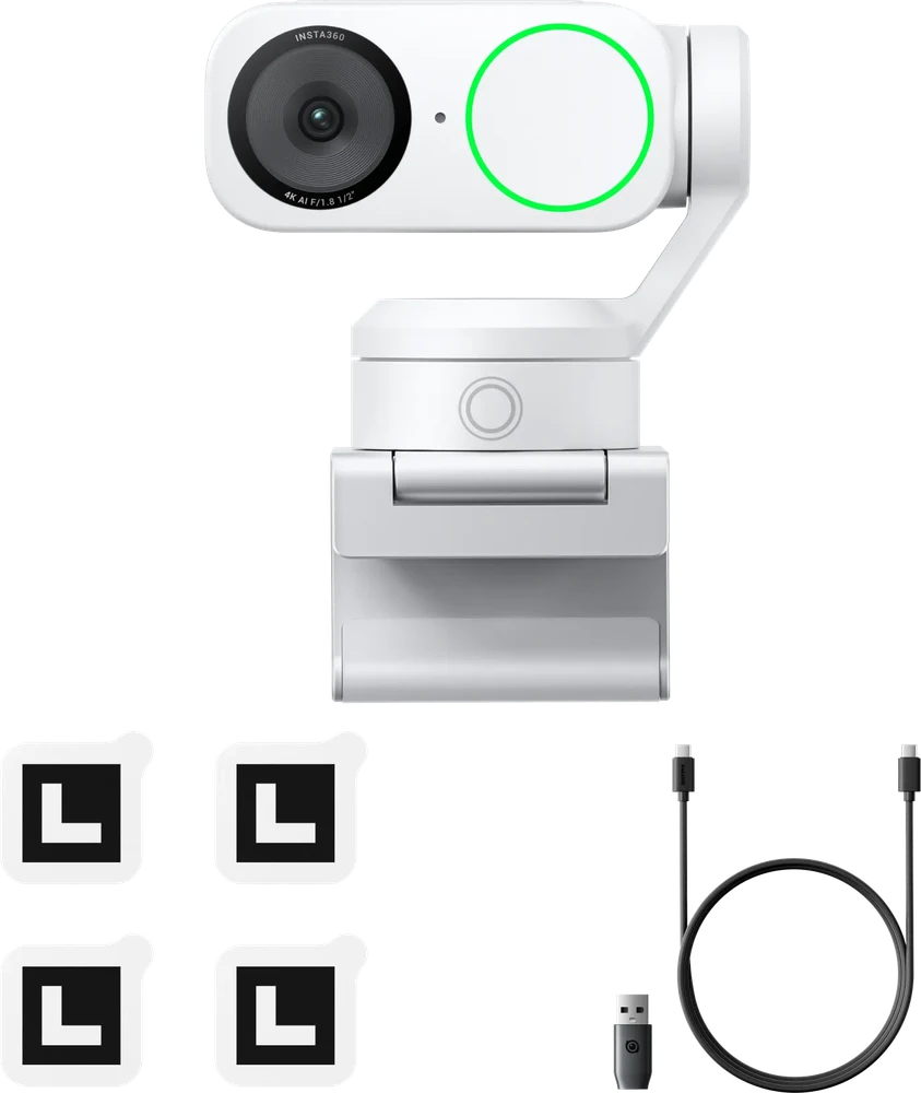 „Insta360 Link2“ internetinė kamera „Arctic Baltas“