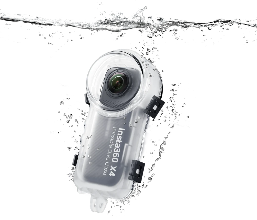 „Insta360“ „Insta360 X4“ vandeniui atsparus fotoaparato dėklas