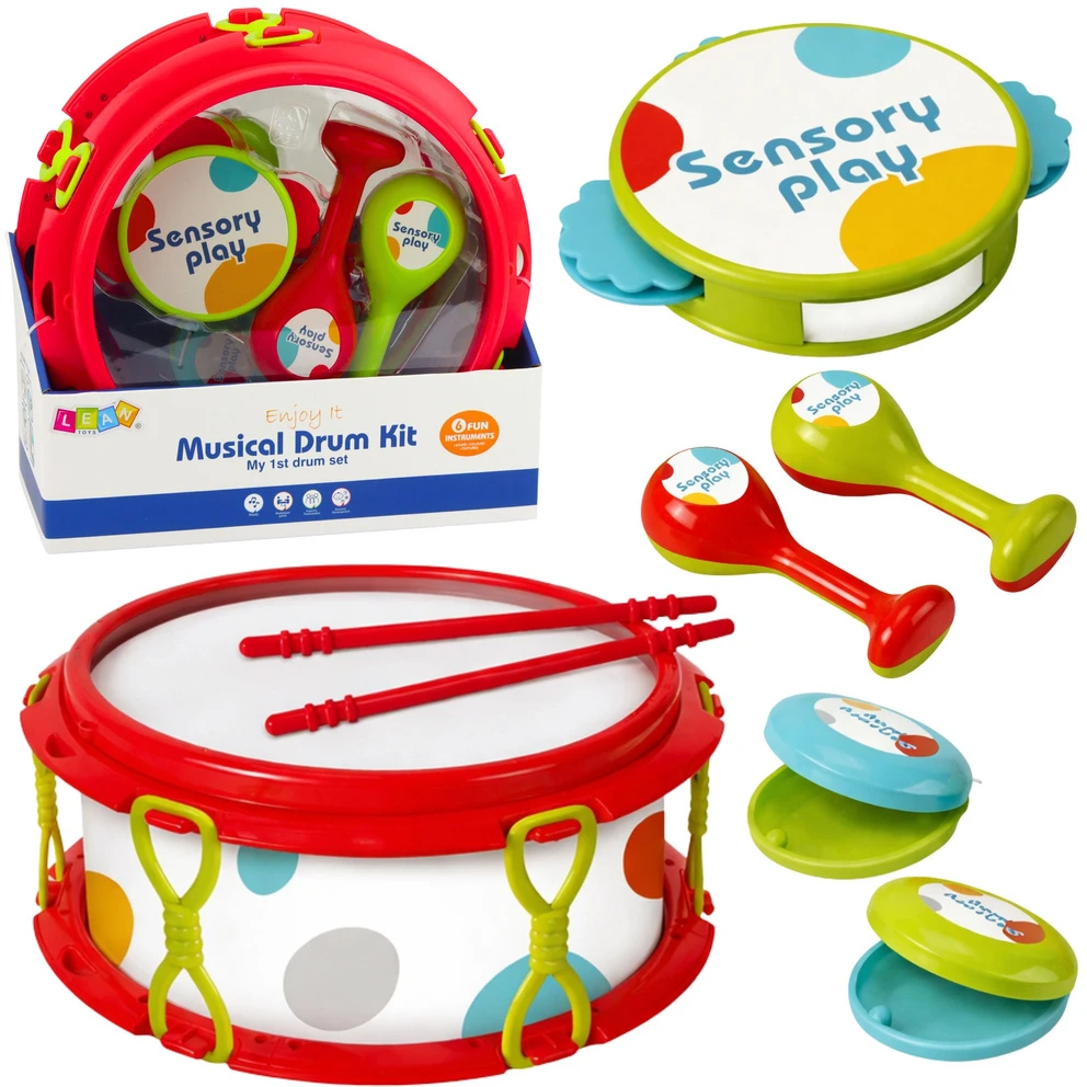 Lean Toys Muzikinių instrumentų rinkinys 6 vnt.