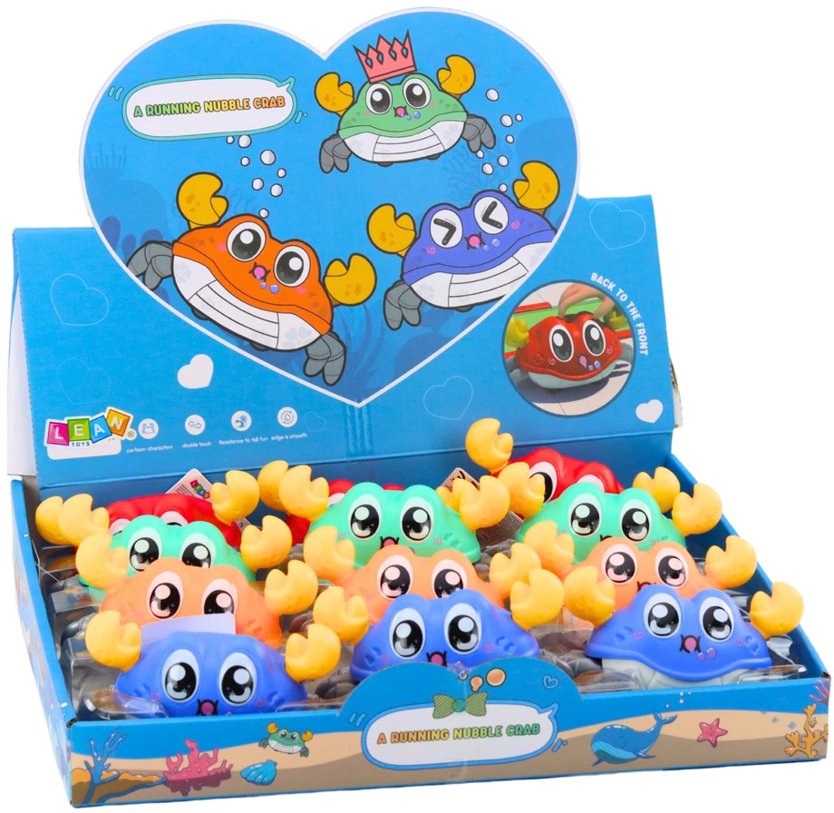 Lean Toys Interaktyvus varomasis važiuojantis krabas