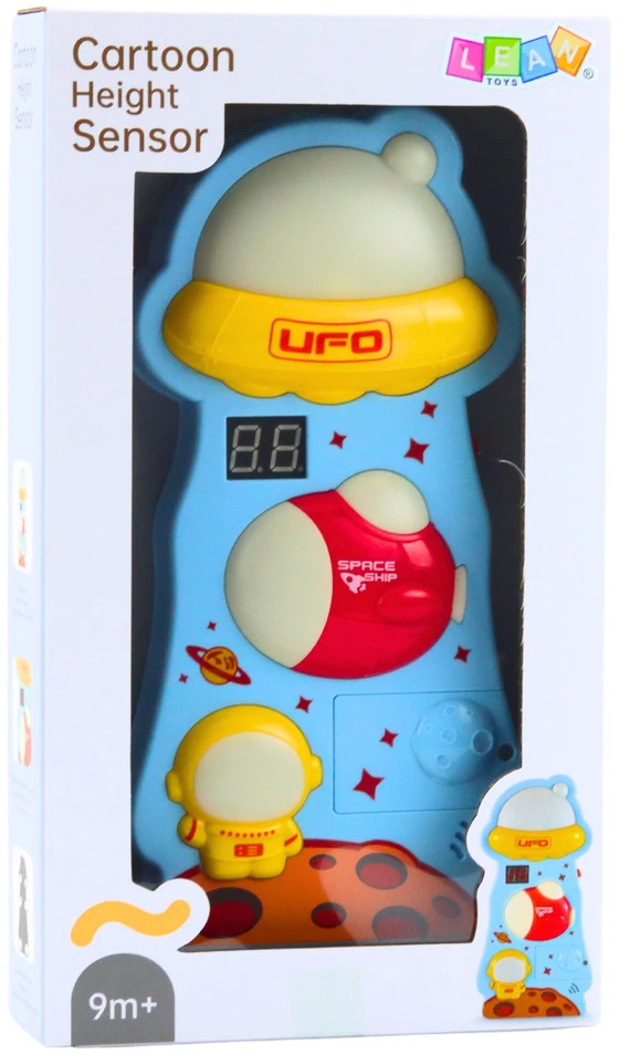 Lean Toys Vaikų aukščio matuoklis interaktyvus 28 × 13 cm
