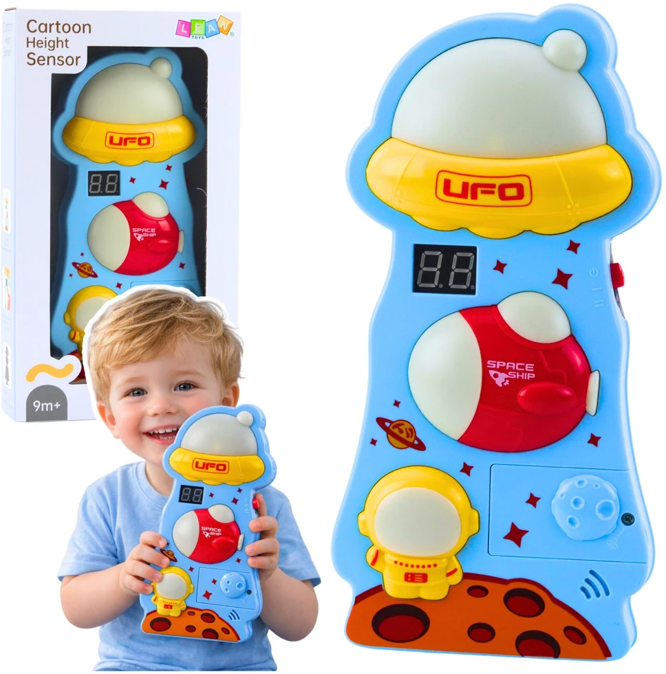 Lean Toys Vaikų aukščio matuoklis interaktyvus 28 × 13 cm