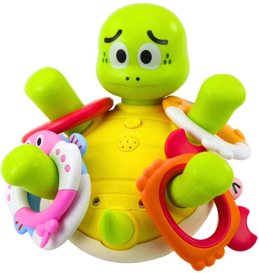 Lean Toys Interaktyvus vėžliuko vonios žaislas su fontanu