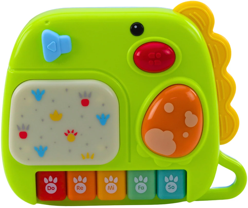 Lean Toys INTERAKTYVUS PIANINAS ŽALIAS DINOZAURAS