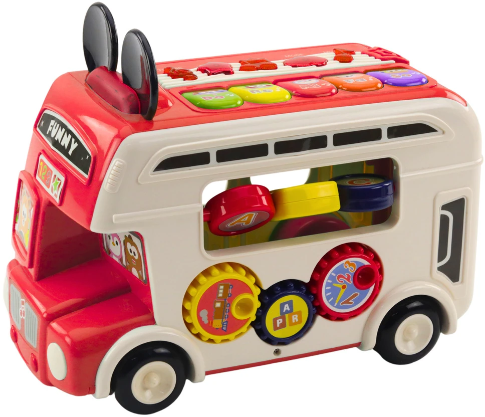 Lean Toys Interaktyvus edukacinis autobusas