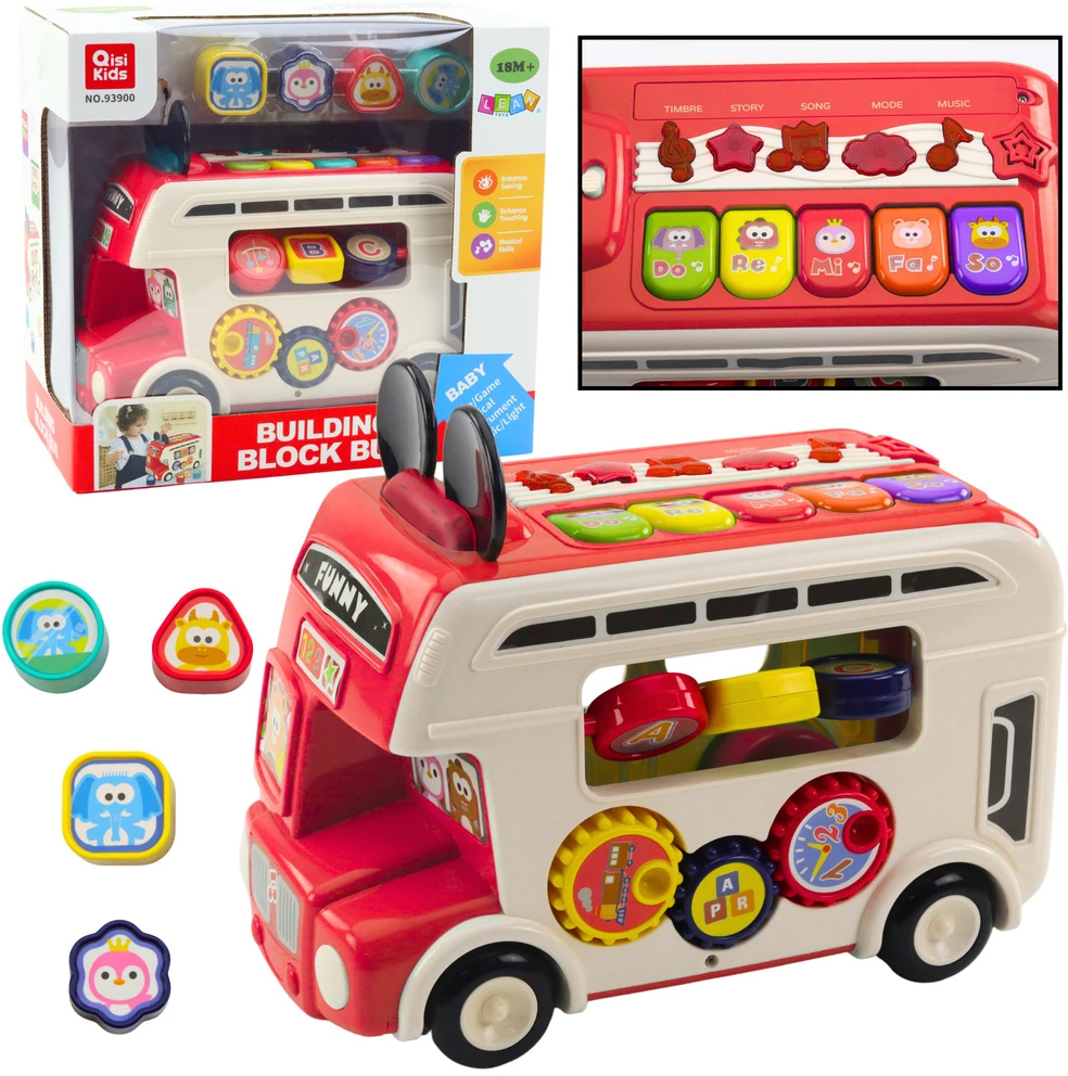 Lean Toys Interaktyvus edukacinis autobusas