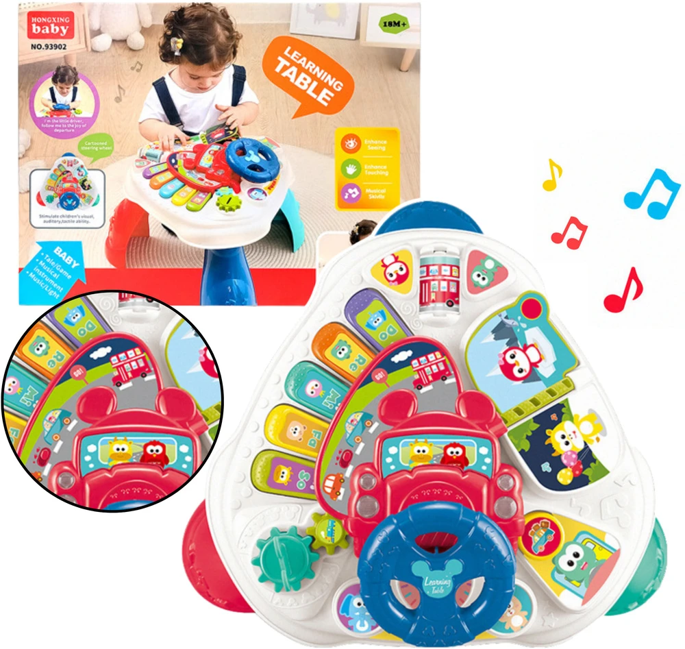 Lean Toys Interaktyvus edukacinis vairas