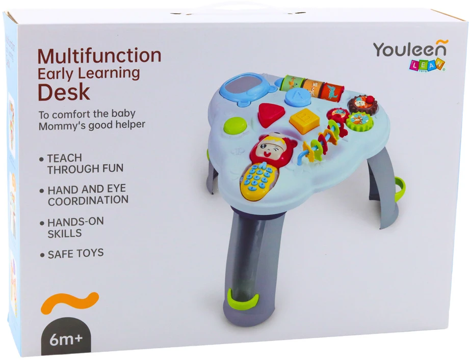Lean Toys Interaktyvus Trikampis Edukacinis Stalas