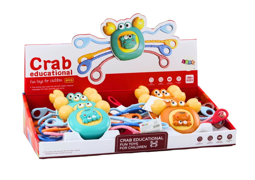 Lean Toys Interaktyvus žaislas krabas 34x13x6 cm