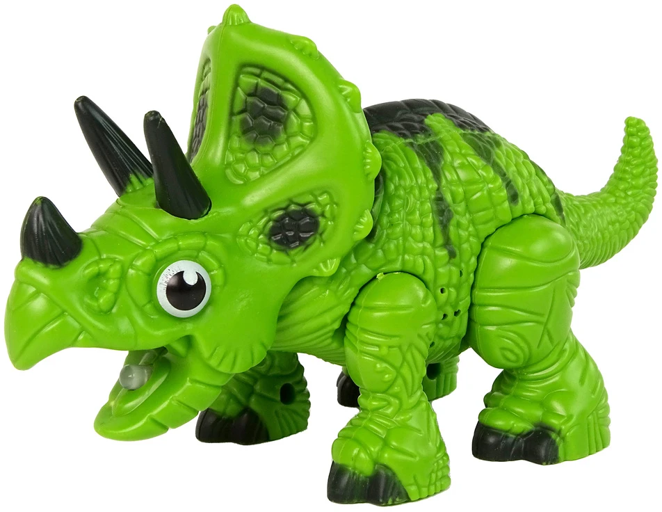 Lean Toys Interaktyvus Triceratops Dinozauras su Garais ir Garsais