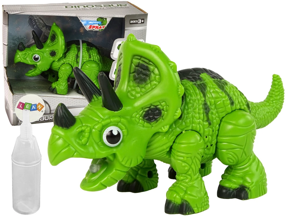 Lean Toys Interaktyvus Triceratops Dinozauras su Garais ir Garsais