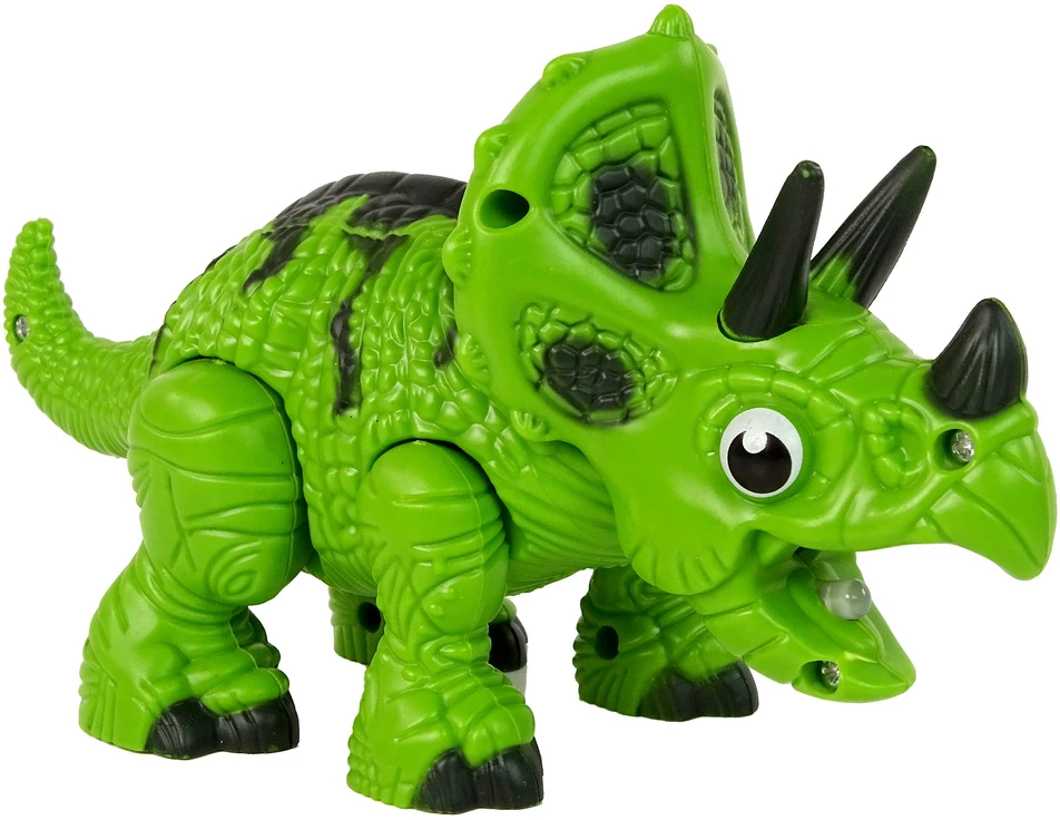 Lean Toys Interaktyvus Triceratops Dinozauras su Garais ir Garsais