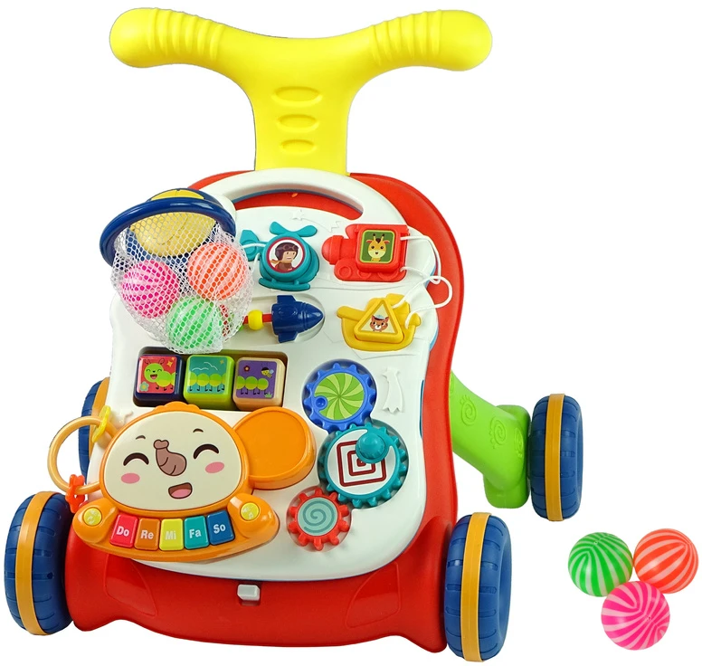 Lean Cars Stumdukas 2-in-1 raudonas