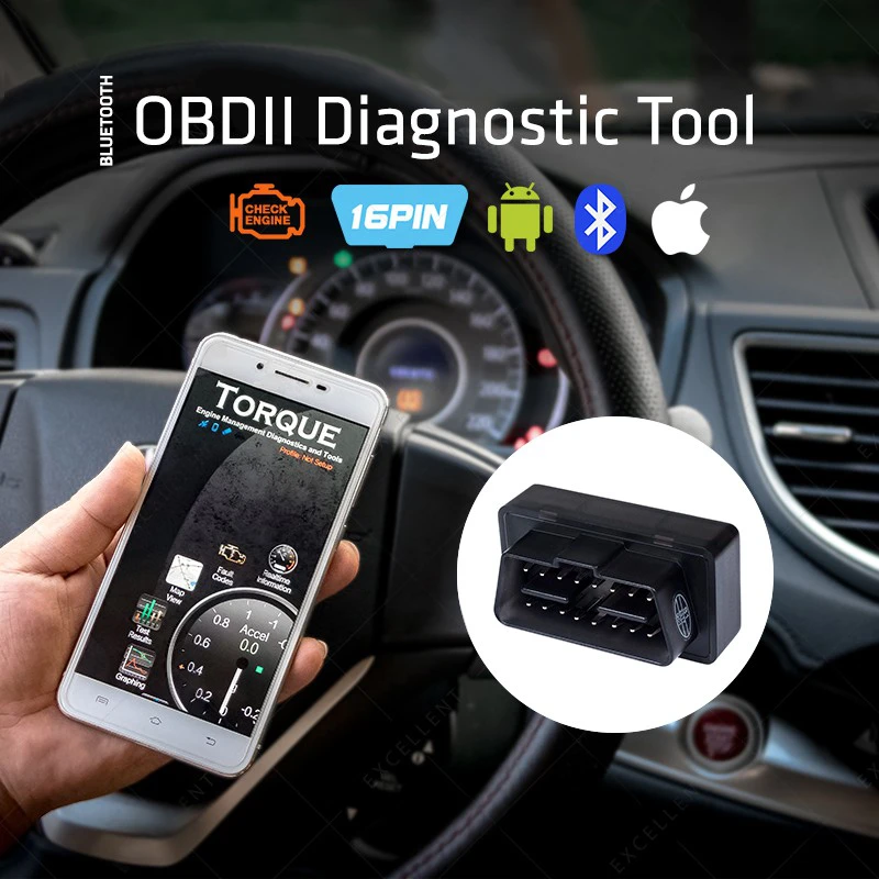 MACLEAN MCE200 Maclean MCE200 OBD2 OBDII SKAENeris IOS ANDROID Bluetooth4.0
