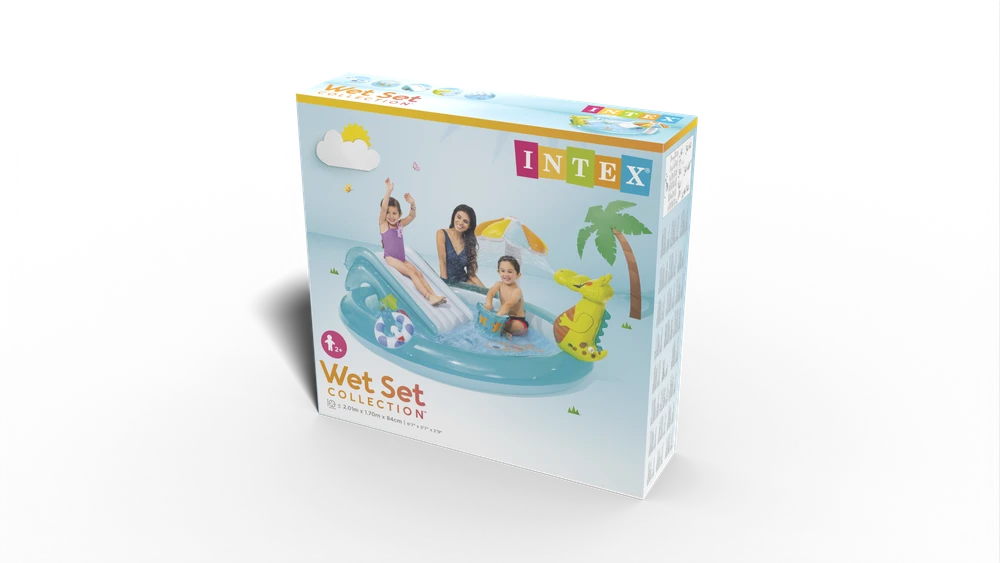 Vandens čiuožykla baseinas Intex