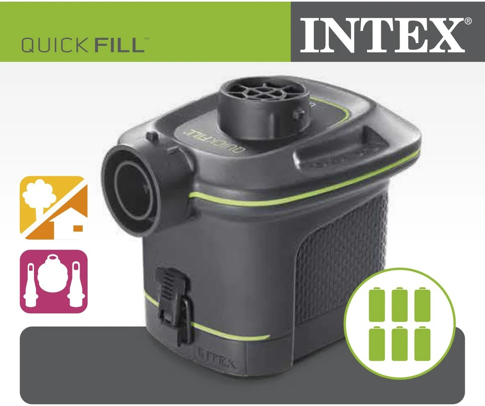 Intex akumuliatorinė pompa 66638, 6xC tipo akumuliatoriai