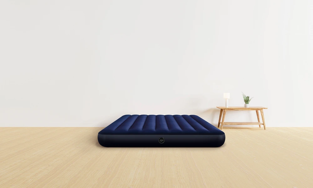 Intex Queen Size Dura-Beam oro lova, 152x203x25 cm, Mėlyna