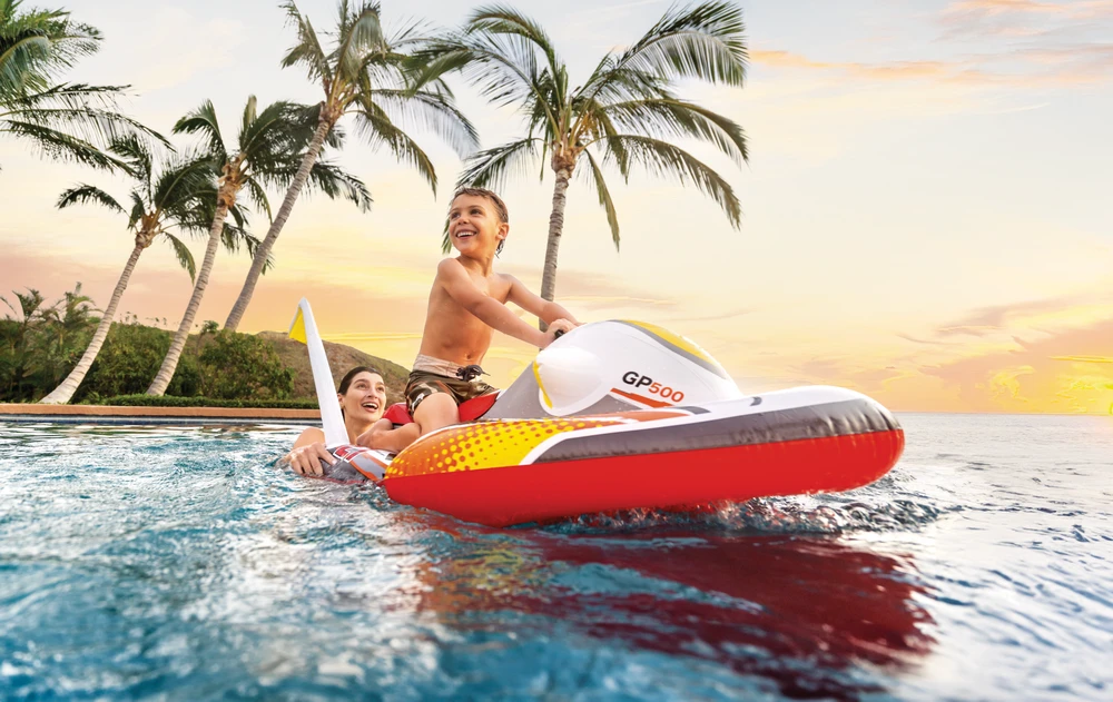 Daugiaspalvis „Intex Wave Rider Ride-On“, 117 x 77 cm, 3 ir vyresni