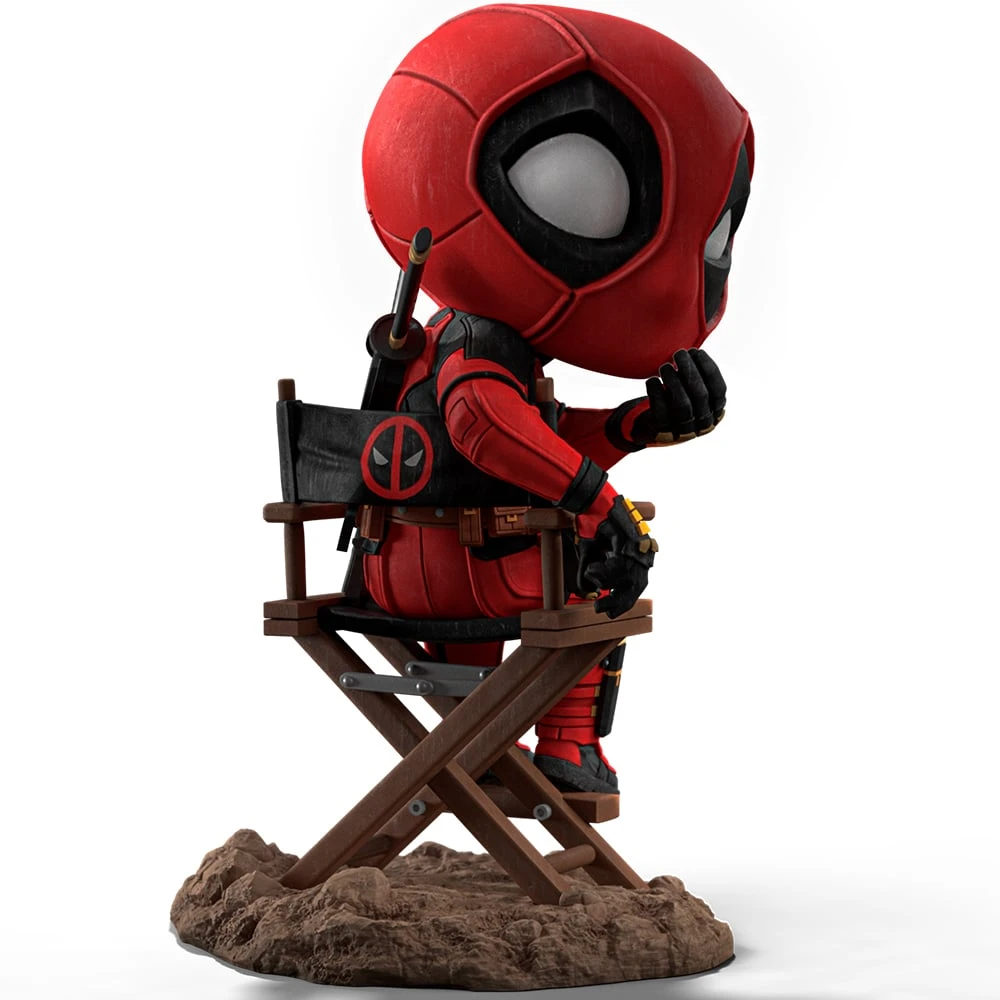 „Iron Studios“ ir „Minico Deadpool Wolverine“ – Deadpool figūrėlė