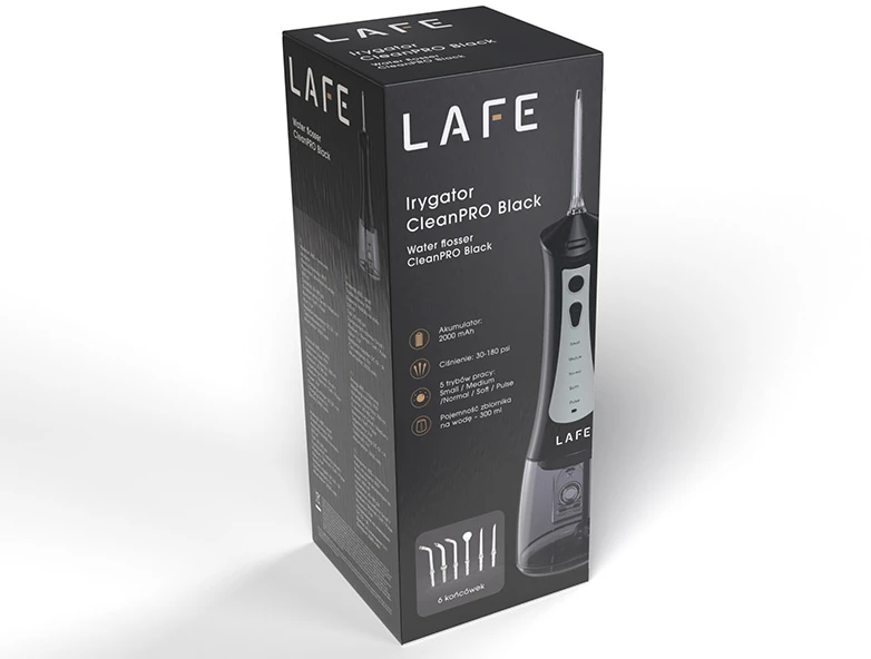 Irigatorius Lafe CleanPRO Juodas
