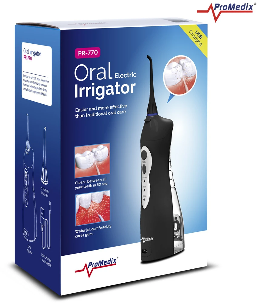 Burnos irigatorius ProMedix PR-770, juodas