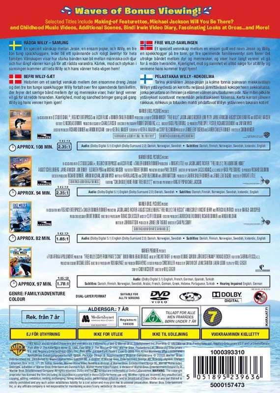 Išlaisvink Vilį kolekcija – 4 DVD rinkinys.