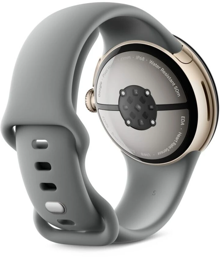 Išmanusis laikrodis „Google“ – „Pixel Watch 3“ 45 mm 4G lazdyno riešuto spalvos