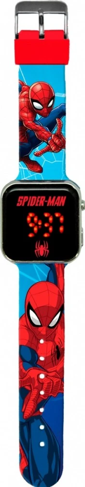 Išmanusis laikrodis Kids Euroswan Skaitmeninis Laikrodis Led Skaitmeninis Dziecięcy Dla Dzieci Spiderman Spider-man / Spd4987