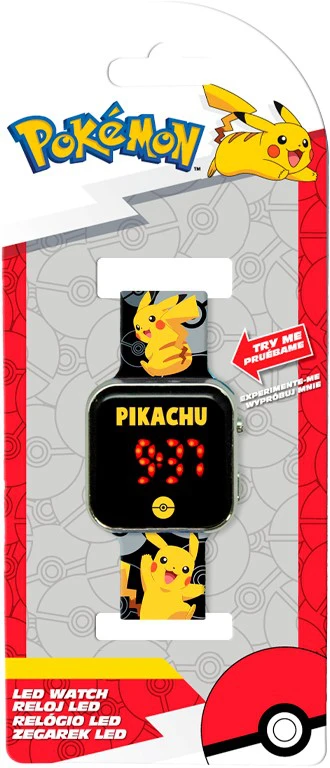 Zegarek Pokemon Pikachu LED AVG4706