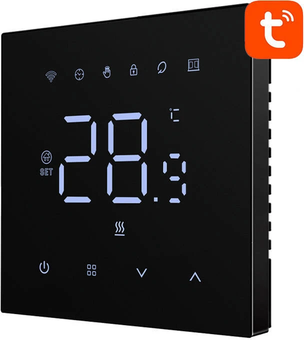 Išmanusis termostatas Avatto WT410-BH-3A-B dujinis boileris 3A WiFi