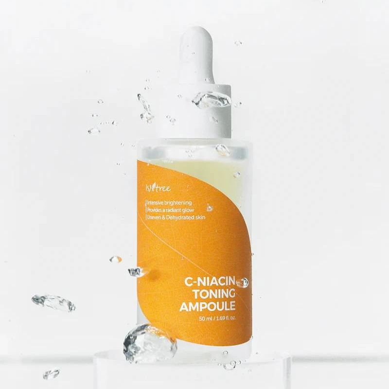 Isntree C-Niacin Toning Ampoule skaistinantis veido serumas, 50 ml