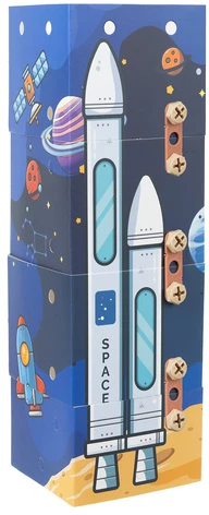 Bez Marki „Iso Trade“ 3D statybinės kaladėlės – erdvė 26579