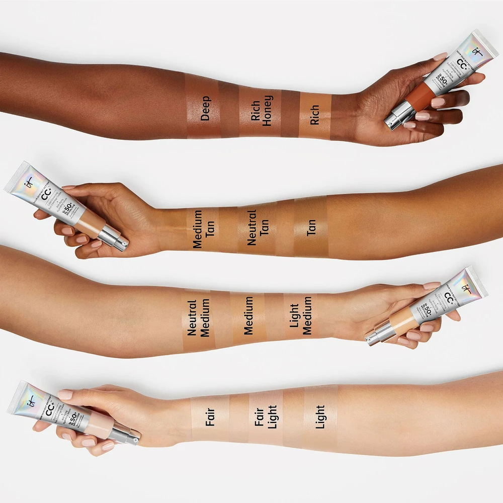 It Cosmetics Your Skin Butter Cc kreminis makiažo pagrindas Spf50 Fair Light
