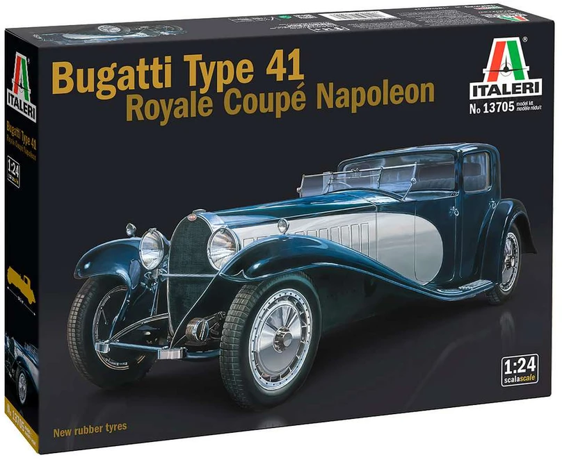 Italeri Bugatti Royal Coupe Napoleon 1/24 plastikinis modelis