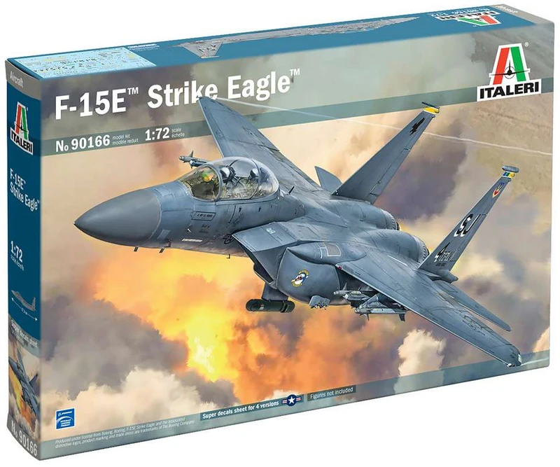Italeri F-15E Strike Eagle 1/72 plastikinis lėktuvo modelis