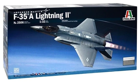 Italeri F-35A Lightning II 1/32 plastikinis surenkamas modelis (49 cm)