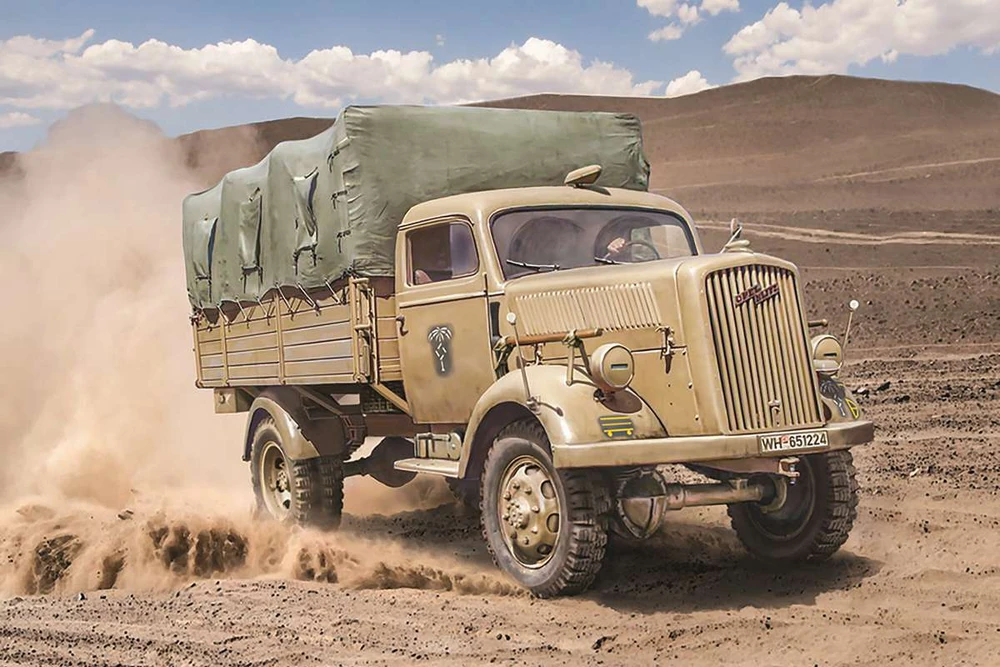 Italeri Opel Blitz Kfz.305 4x4 sunkvežimis 1/35 plastikinis modelis