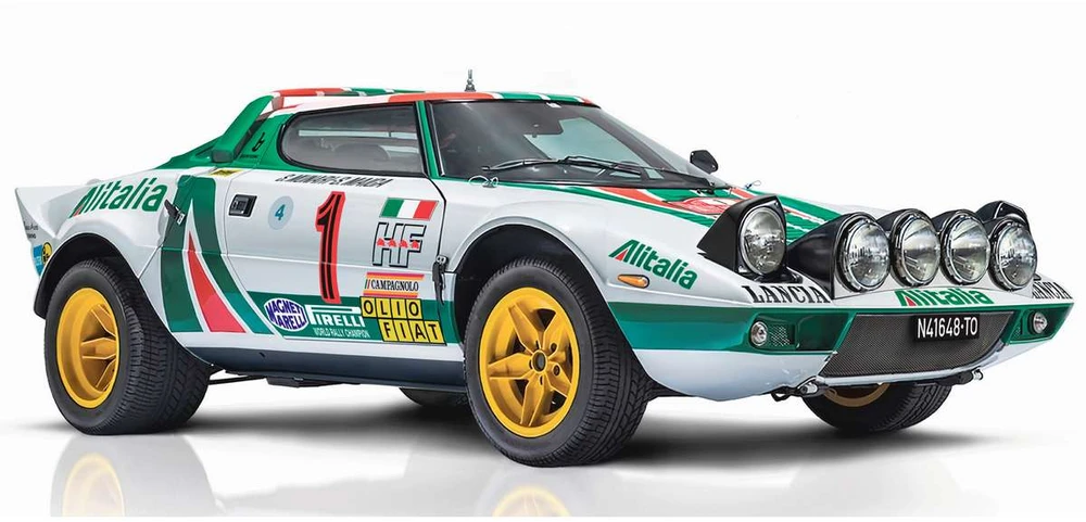 Italeri Lancia Stratos HF Gr.4 Monte Carlo 1977 1:12 surinkimo rinkinys