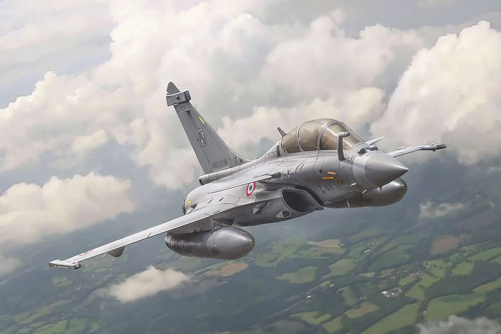 Italeri Dassault Rafale B 1/72 plastikinis lėktuvo modelis