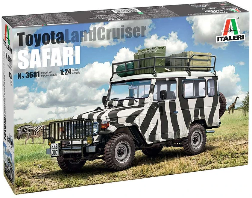 Italeri Toyota Land Cruiser Safari 1/24 plastikinis surinkimo rinkinys