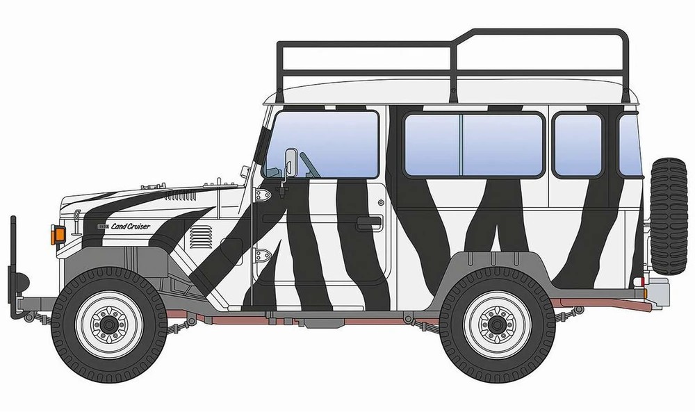 Italeri Toyota Land Cruiser Safari 1/24 plastikinis surinkimo rinkinys