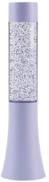 iTotal - Platėjančios blizgučių lempos - Pastelinės violetinės spalvos - 33,5 cm