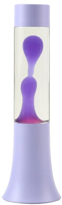 iTotal - Platėjančios formos lavos lempa - Pastelinės violetinės spalvos (XL2988)