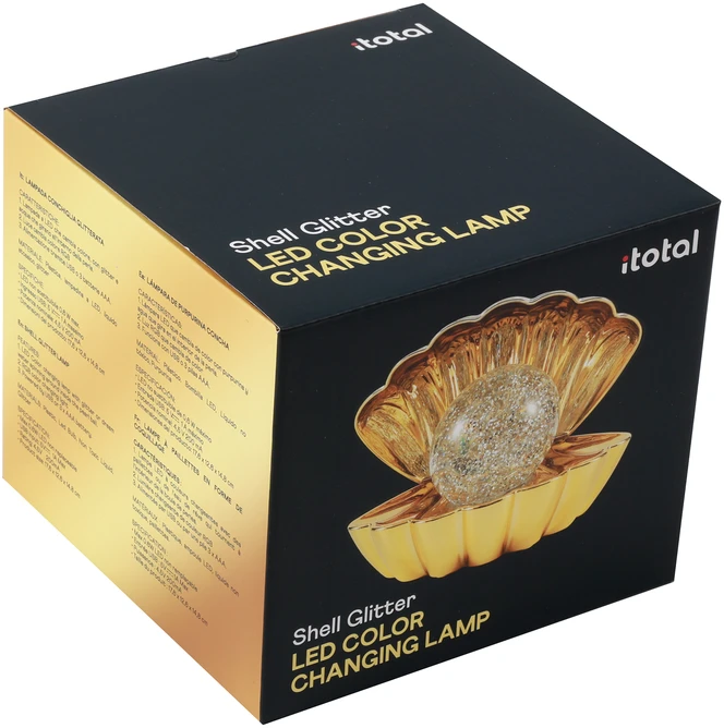 „iTotal“ – „Shell“ lempa – auksinė – kompaktiška