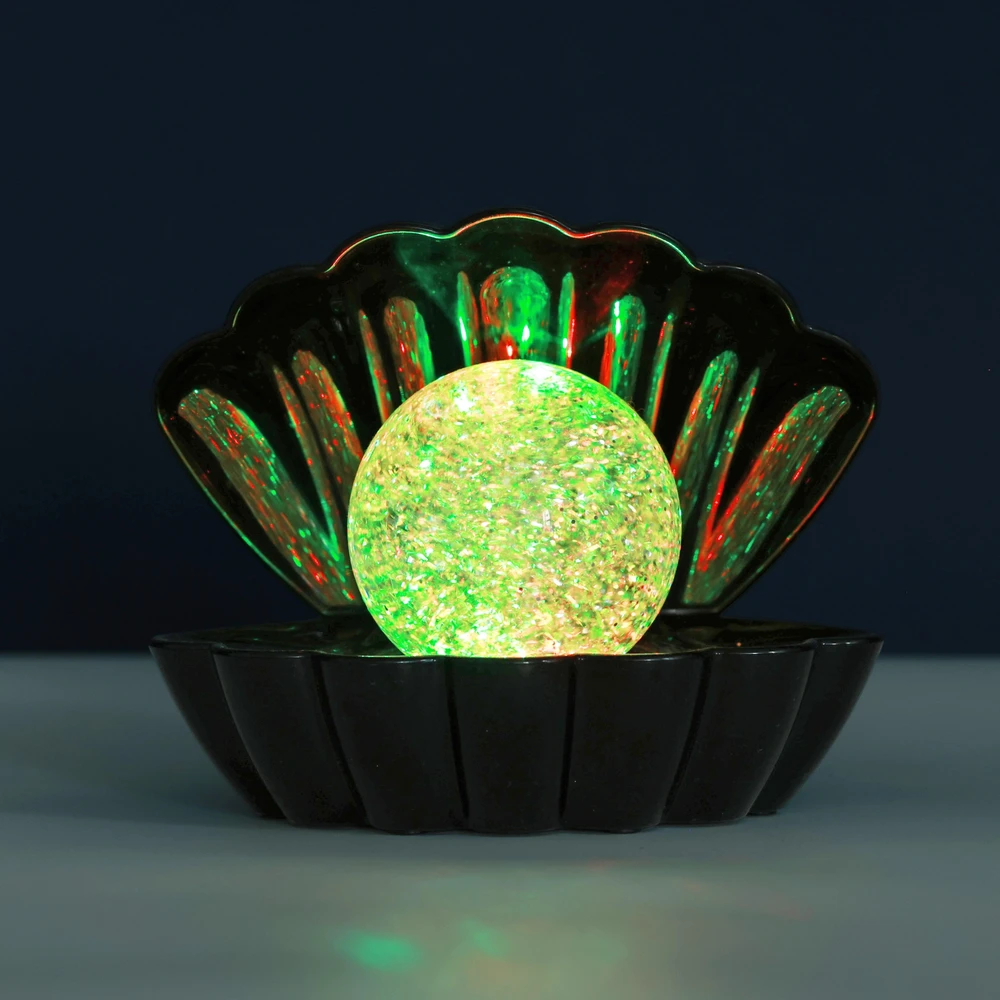 „iTotal“ – „Shell“ lempa – juoda – 17,6 × 12,6 × 14,6 cm