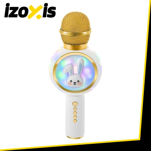 Izoxis 27047 belaidis karaoke mikrofonas Baltas