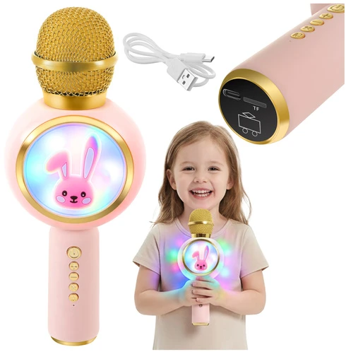 Izoxis 27048 Rožinė Wireless Karaoke Microphone