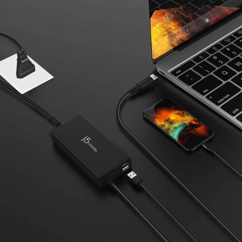 J5 Create J5create – 100 W PD USB-C Super įkroviklis – ES